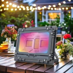 Đèn năng lượng mặt trời AW100W đổi màu có chức năng blutooth (TDL-NLAW100) Thành Đạt Led