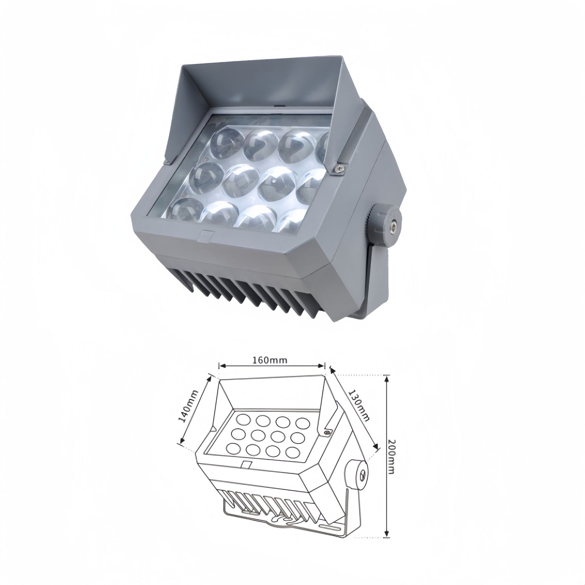 Đèn Rọi Cột 36w Thành Đạt Led