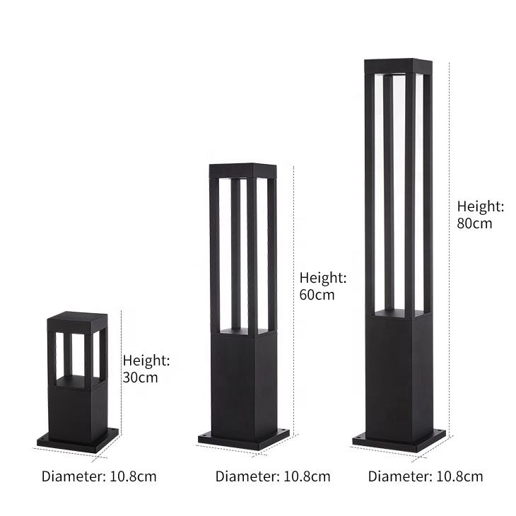 Đèn Nấm Trang Trí Sân Vườn Vuông 10w 40cm (TDLN-V02)