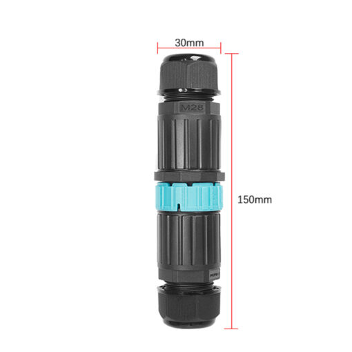 Đầu nối dây chống nước EW-M28MF đực cái 2 pin IP68