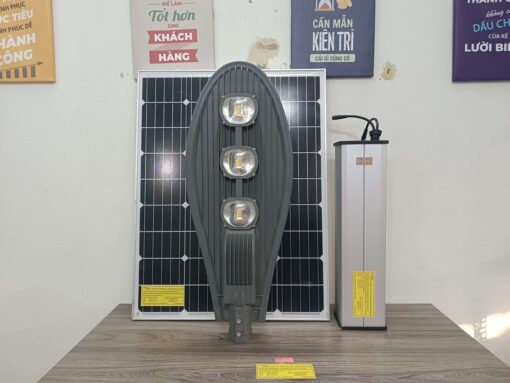 Đèn đường năng lượng mặt trời dự án 60w 80w 24ah 30ah 42ah 54ah 60ah 80ah Thành Đạt Led