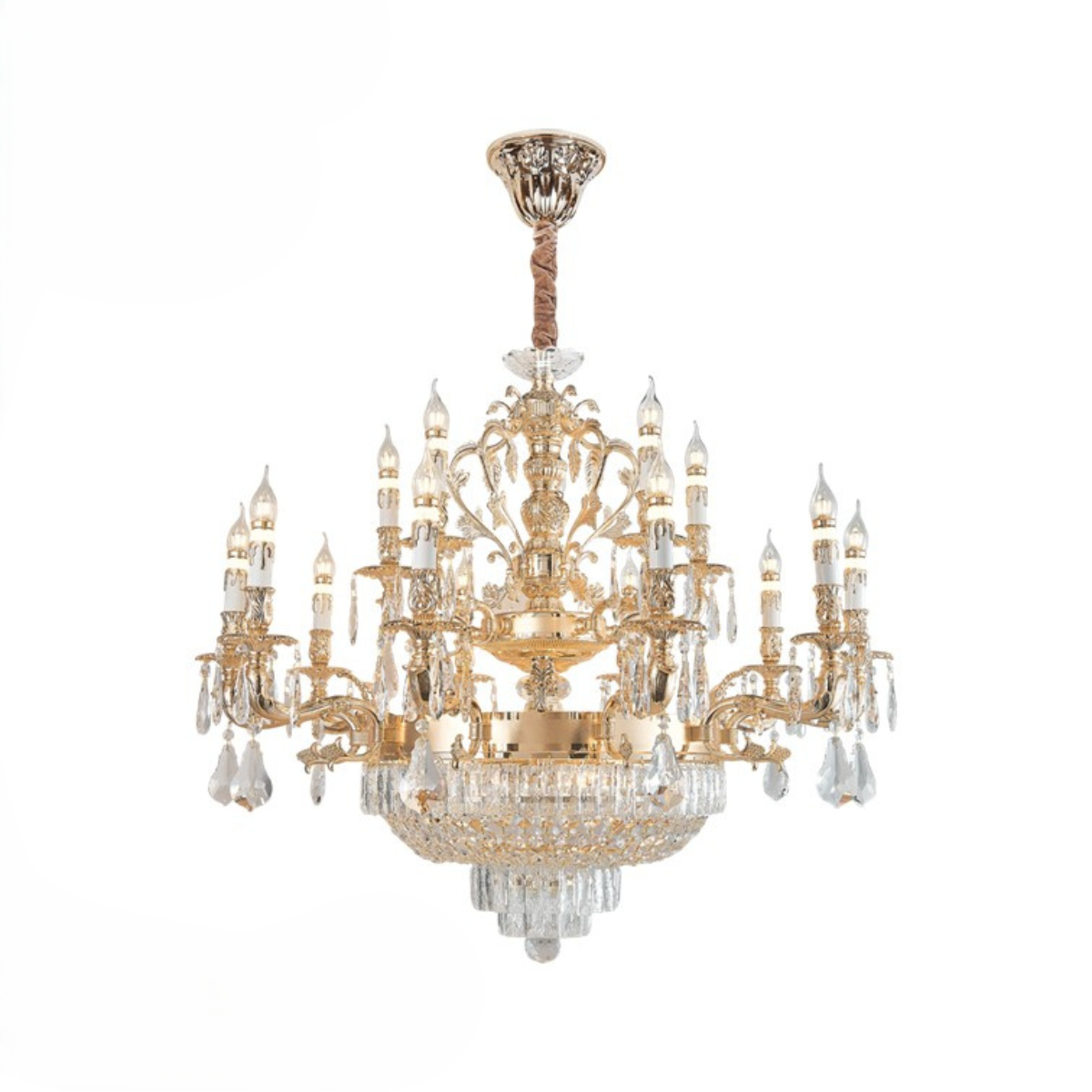 Đèn trang trí thả hợp kim pha lê K9 cao cấp 6237T15