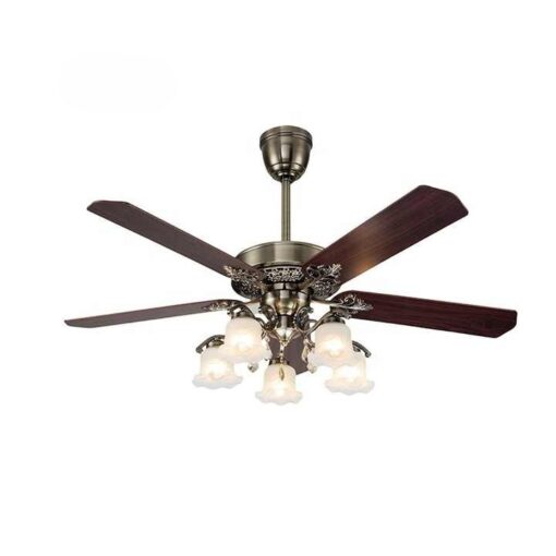 Quạt trần đèn trang trí phòng khách 103 cánh kim loại - Thành Đạt Led