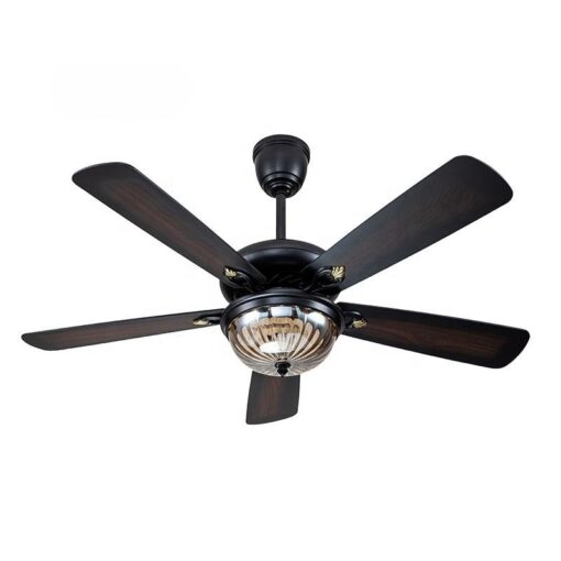 Quạt trần đèn trang trí 135 Cánh gỗ Plywood 5 Cánh - Thành Đạt Led