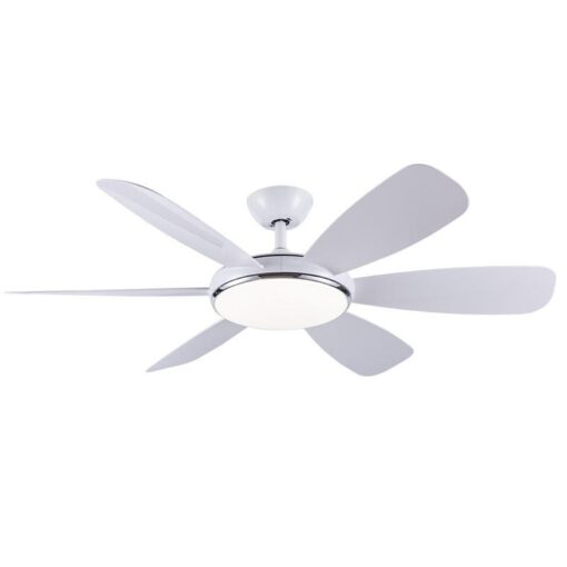 Quạt trần đèn trang trí 213 Nhựa ABS cao cấp 6 Cánh - Thành Đạt Led